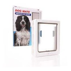 Dog Door White Medium
