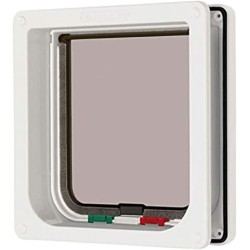 4-Way Lock Cat Flap White