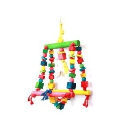 Parrot Toy Double Swing