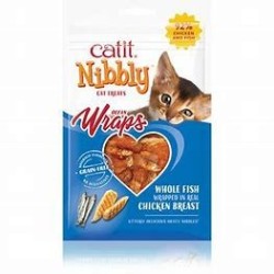 Catit Nibbly Wraps, Chicken...