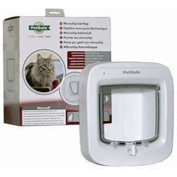 Microchip Cat Flap White