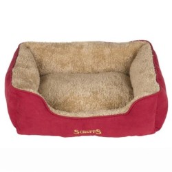 Scruffs Cosy Box Bed Burgundy