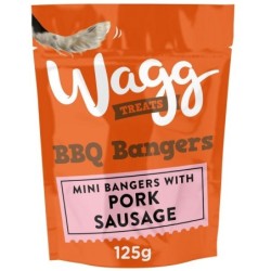 Wagg Bbq Bangers Treats 125G