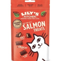 Lilys Cat Pillow Treat Salmon