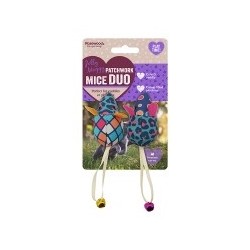 Jolly Moggy Patchwork Mice Duo