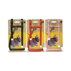 Polka Dot Harness & Lead