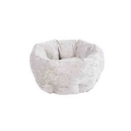 Scruffs Velvet Pet Bed White