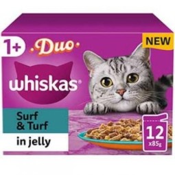 Whiskas 1+ Pouches Duo Surf...
