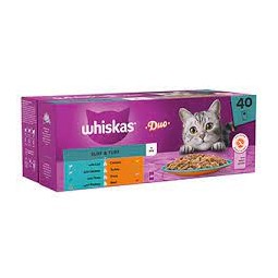 Whiskas 1+ Pouches Duo Surf...