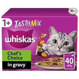 Whiskas 1+ Chefs Choice 40Pk