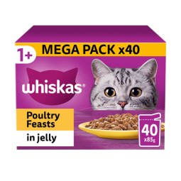 Whiskas 1+ Poultry Feast...