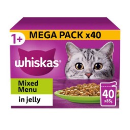 Whiskas 1+ Mixed Menu Jelly...