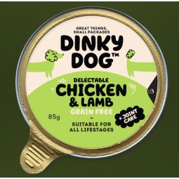 Dinky Dog Chicken & Lamb 85G